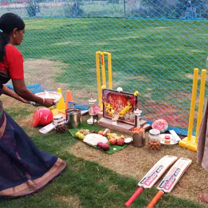 Pondiscape -  Cricket and football turf in pondicherry