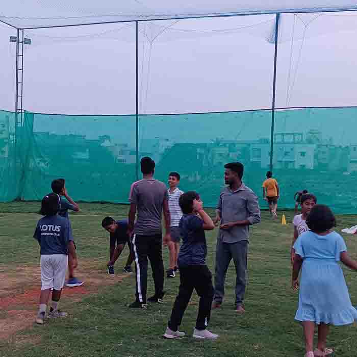 Pondiscape -  Cricket and football turf in pondicherry